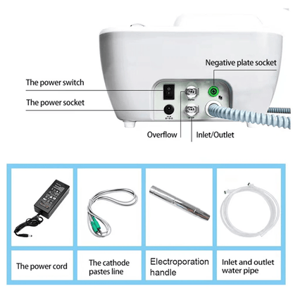 Dcool Cryo Hot Cold EMS Facial Electroporation Machine 4