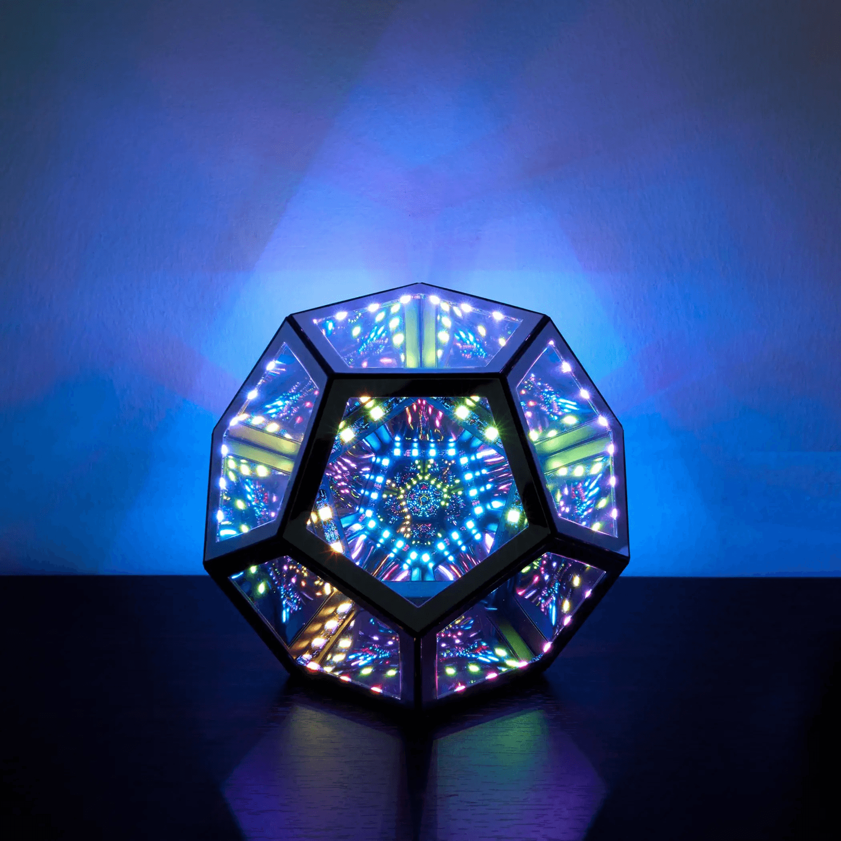Dreamy Geometric LED Night Light Infinity Mirror Art Lamp for Home Decor and Gifts