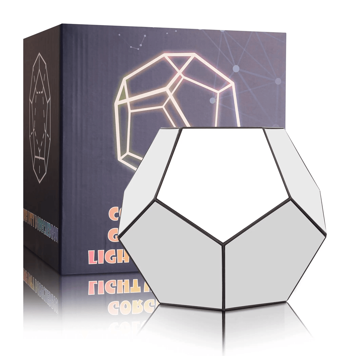 Dreamy Geometric LED Night Light Infinity Mirror Art Lamp For Home Decor And Gifts 3