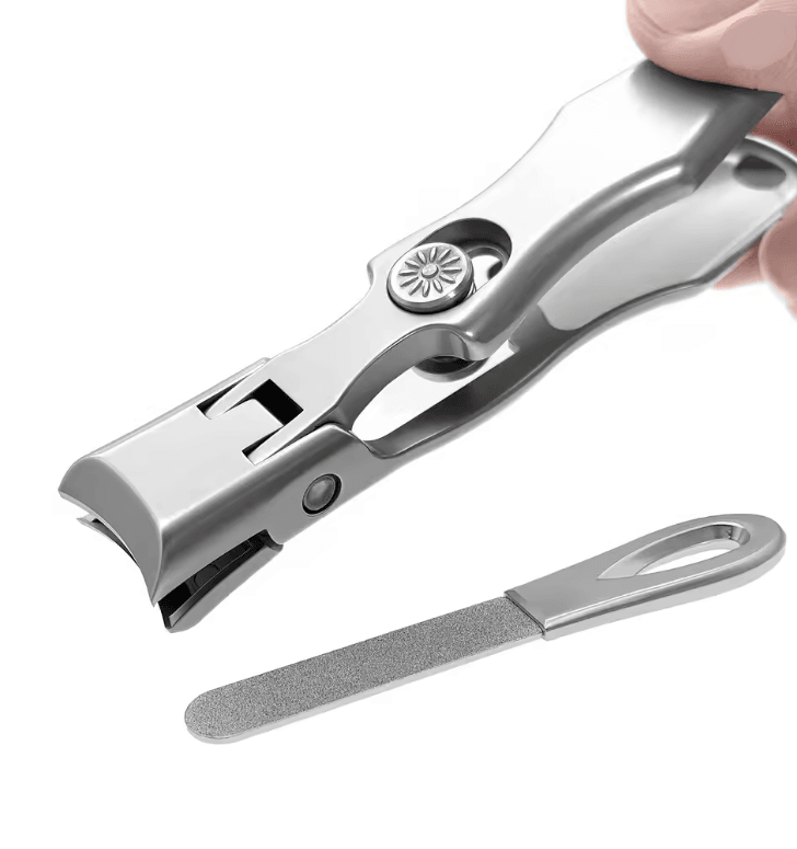 Durable Stainless Steel Nail Clippers Set Heavy Duty Professional Clippers For Thick Nails 3