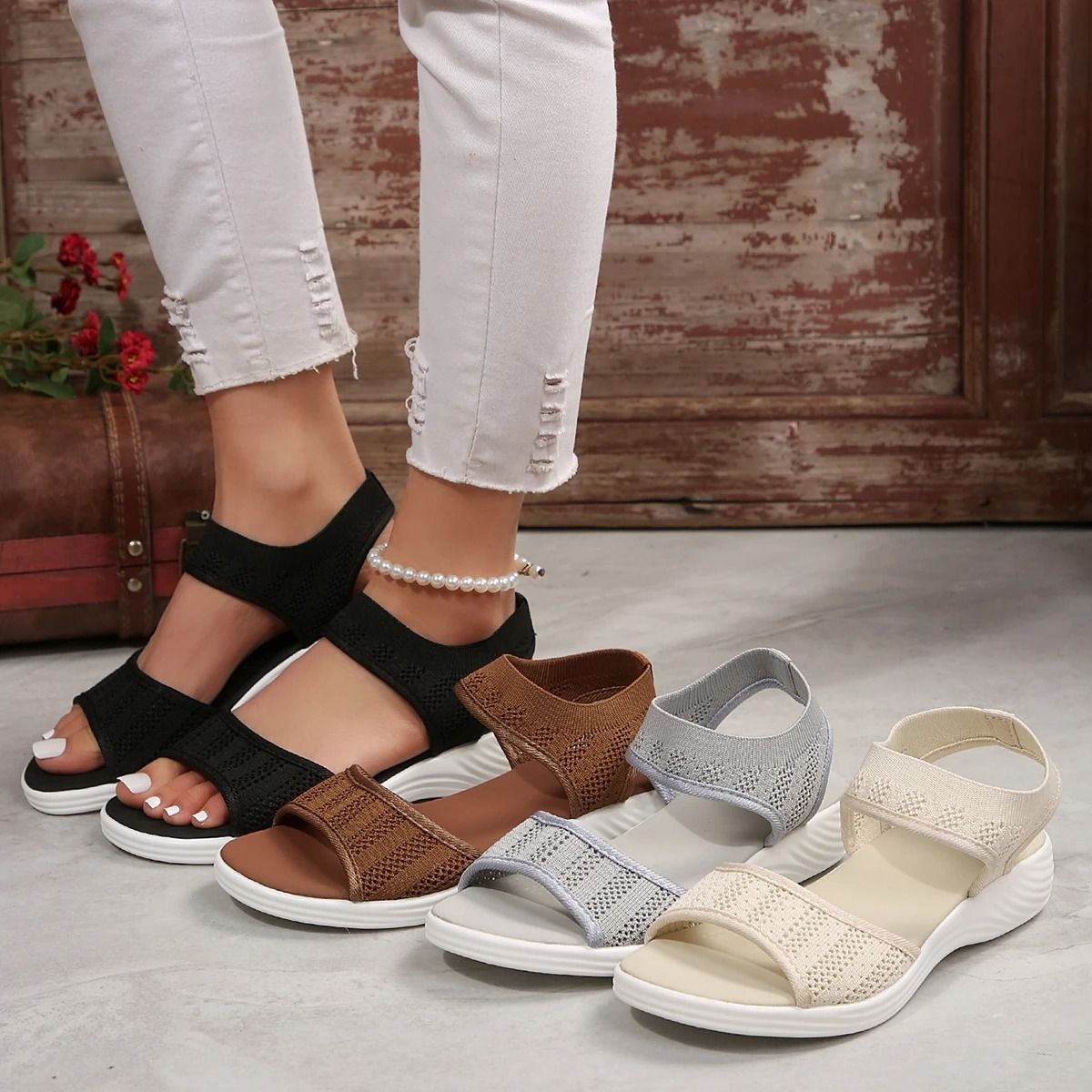 Womens Mesh Summer Sandals 1