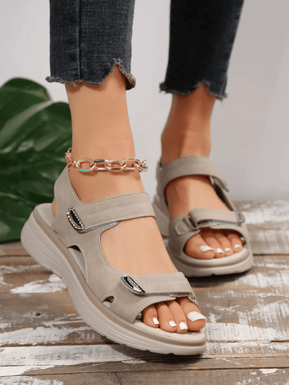 Summer Wedge Sandals For Women Lightweight Non Slip Platform Beach Shoes 3