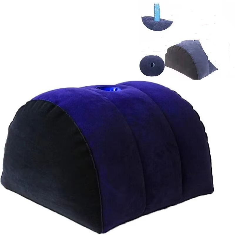 HalfMoon Support Pillow  Inflatable Couples Position Cushion For Comfort And Pleasure 1