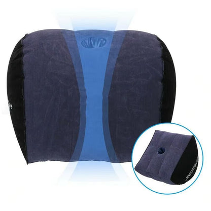 HalfMoon Support Pillow  Inflatable Couples Position Cushion For Comfort And Pleasure 2