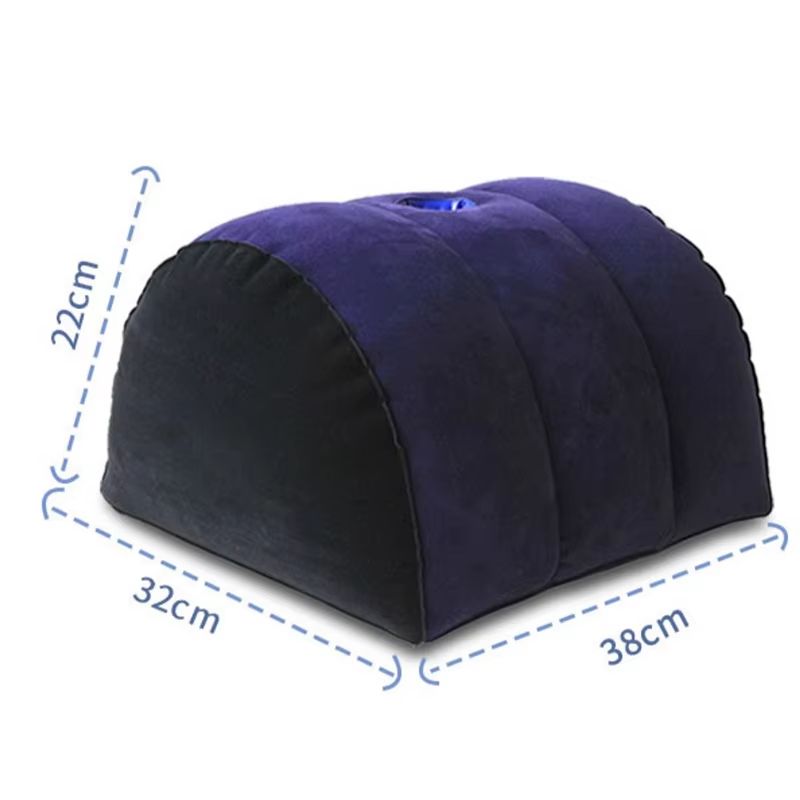 HalfMoon Support Pillow  Inflatable Couples Position Cushion For Comfort And Pleasure 7