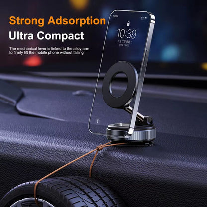 Foldable Magnetic Car Phone Holder  Suction Cup Navigation Stand For 2025 Vehicles 2