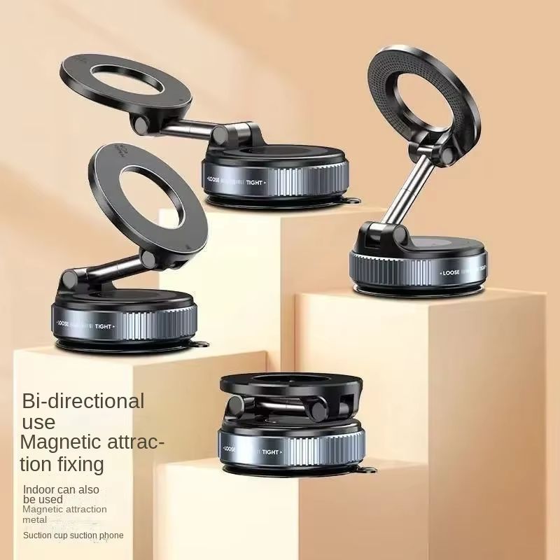 Foldable Magnetic Car Phone Holder  Suction Cup Navigation Stand For 2025 Vehicles 4