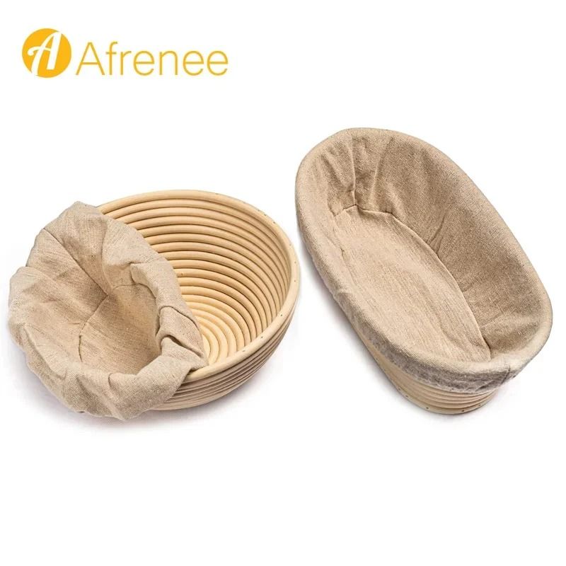 Rattan Bread Proofing Basket Oval Wicker Banneton for Dough Fermentation