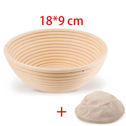 Rattan Bread Proofing Basket Oval Wicker Banneton For Dough Fermentation 9