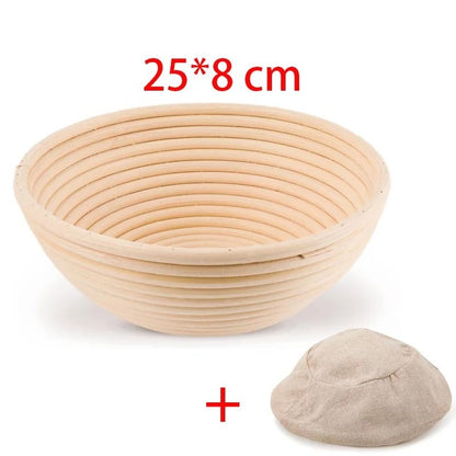 Rattan Bread Proofing Basket Oval Wicker Banneton For Dough Fermentation 12