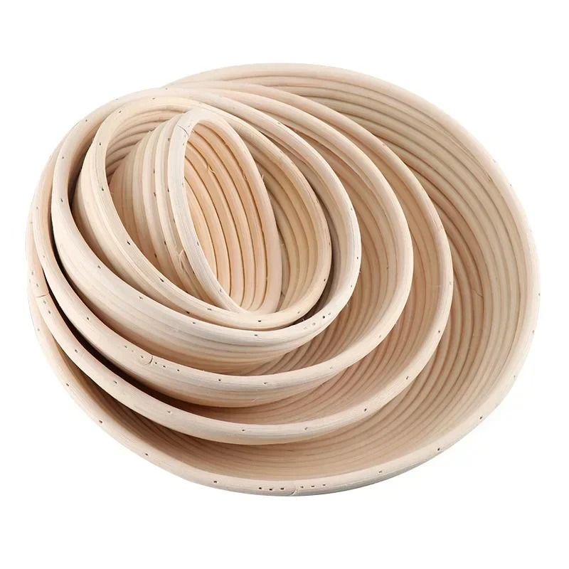 Rattan Bread Proofing Basket Oval Wicker Banneton For Dough Fermentation 5