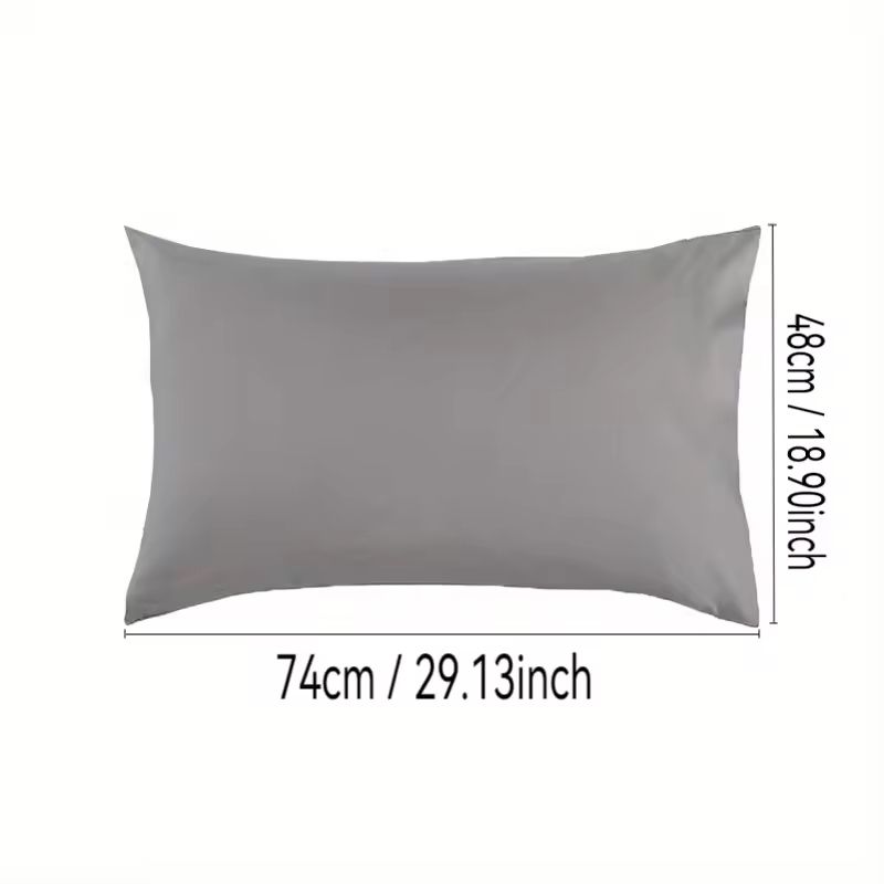 Cotton Color Block Pillowcase Super Soft Wrinkle Resistant With Envelope Closure 4