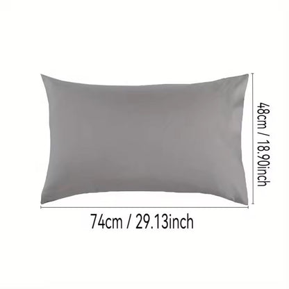 Cotton Color Block Pillowcase Super Soft Wrinkle Resistant With Envelope Closure 4