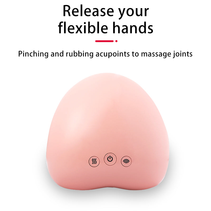 Heated Wireless Finger Massager, Pneumatic Hand Wrist Relaxer, Premium Hand Care