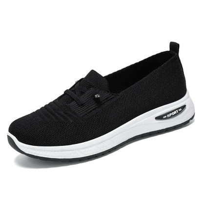 Women Casual Shoes Fashion Breathable Mesh Flat Sneakers Women Gym Shoes Comfortable Walking Pink F 5