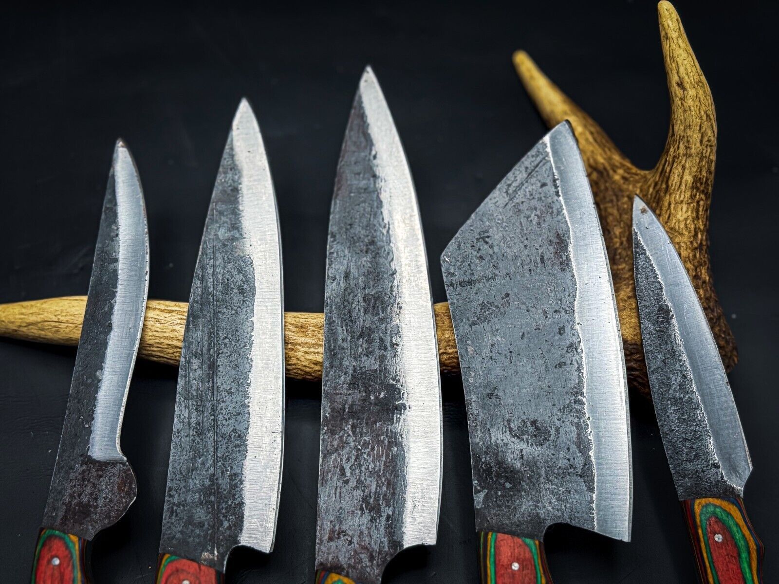 Custom Handmade Damascus Chef  Hunting Knife  Premium Steel Blade With Custom Handle  Sheath 2