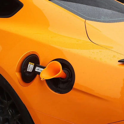 Car Long Stem Funnel Anti Splash Gasoline And Oil Filling Tool 1
