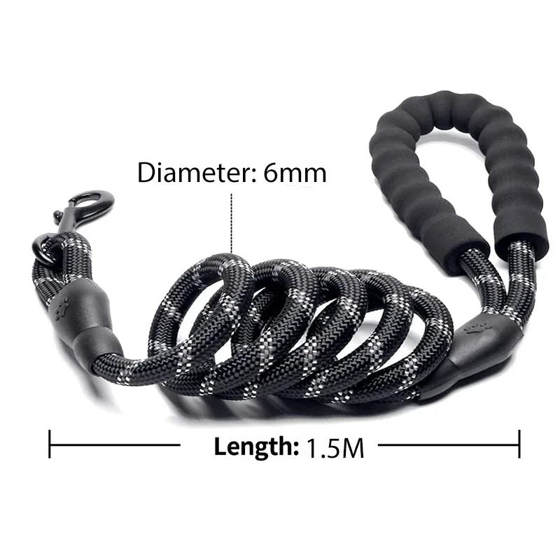 Strong Reflective Dog Leash For Small Medium And Large Dogs 2