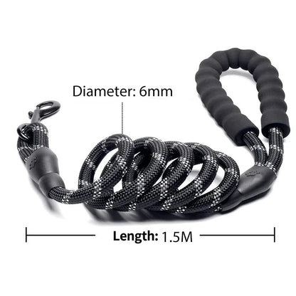 Strong Reflective Dog Leash For Small Medium And Large Dogs 2
