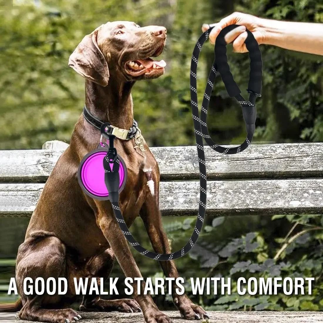 Strong Reflective Dog Leash For Small Medium And Large Dogs 5