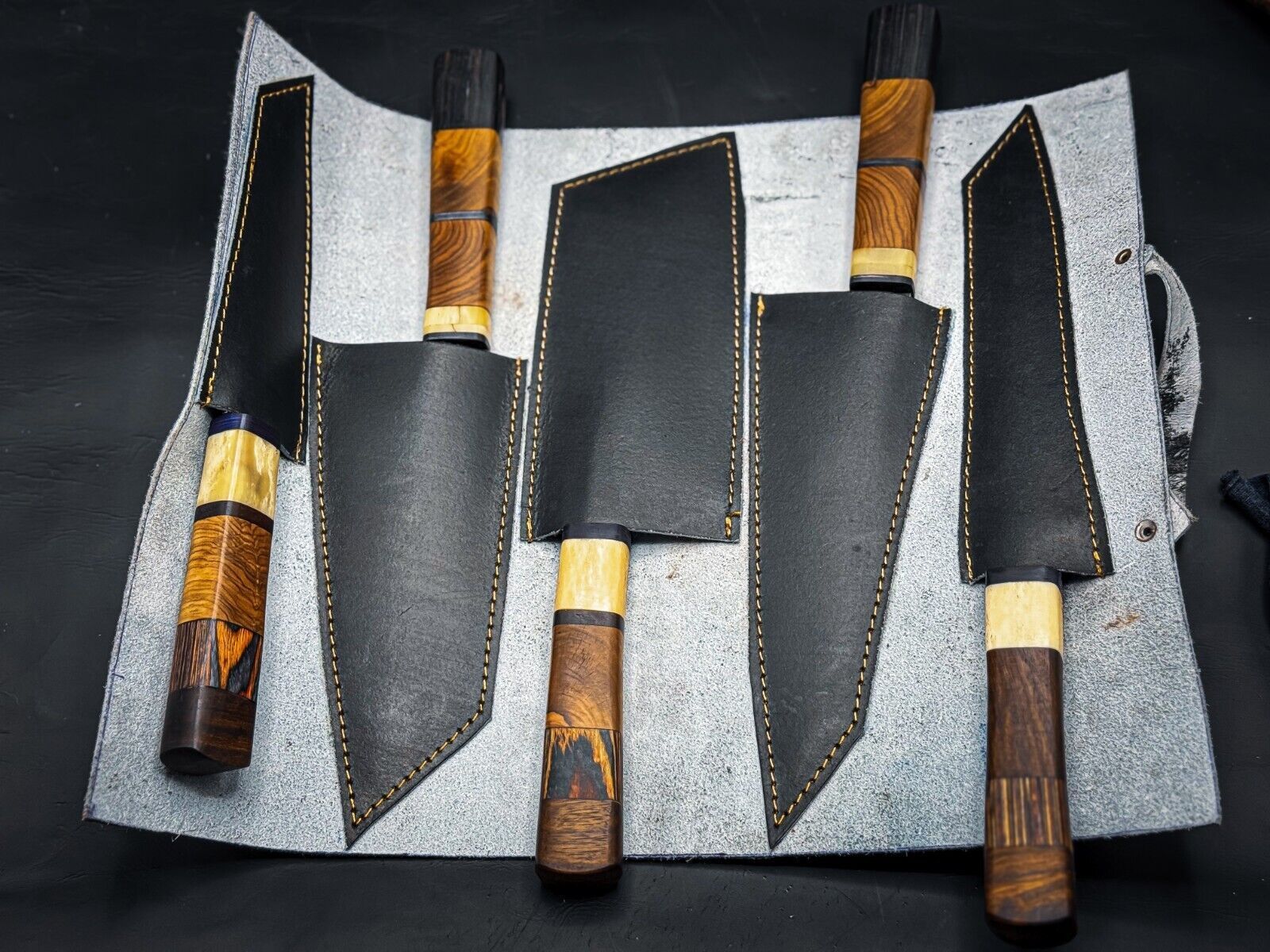 Custom Handmade Damascus Chef  Hunting Knife  Premium Handcrafted Steel Blade With Personalized Han 3