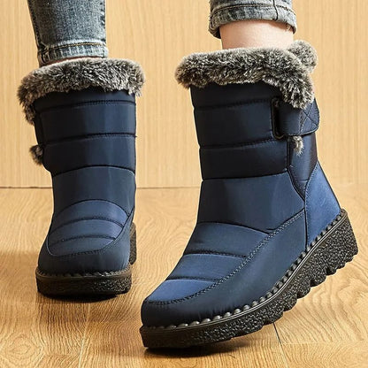 Women Winter Boots Waterproof Snow Boots With Fur Lining 4