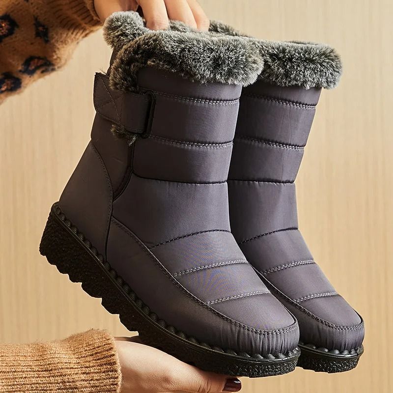 Women Winter Boots Waterproof Snow Boots With Fur Lining 8