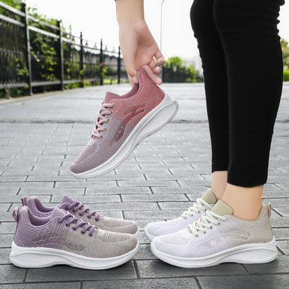 Fashion Mesh Laceup High Appearance Level Thick Sole Increase All Comfortable Nonslip Breathable Sp 1