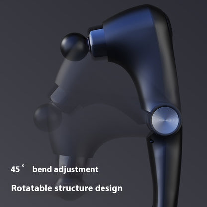 Adjustable Angles Portable Percussion Massager, Fascia Gun Massage with Hot and Cold Heads, Back Massager for Muscles