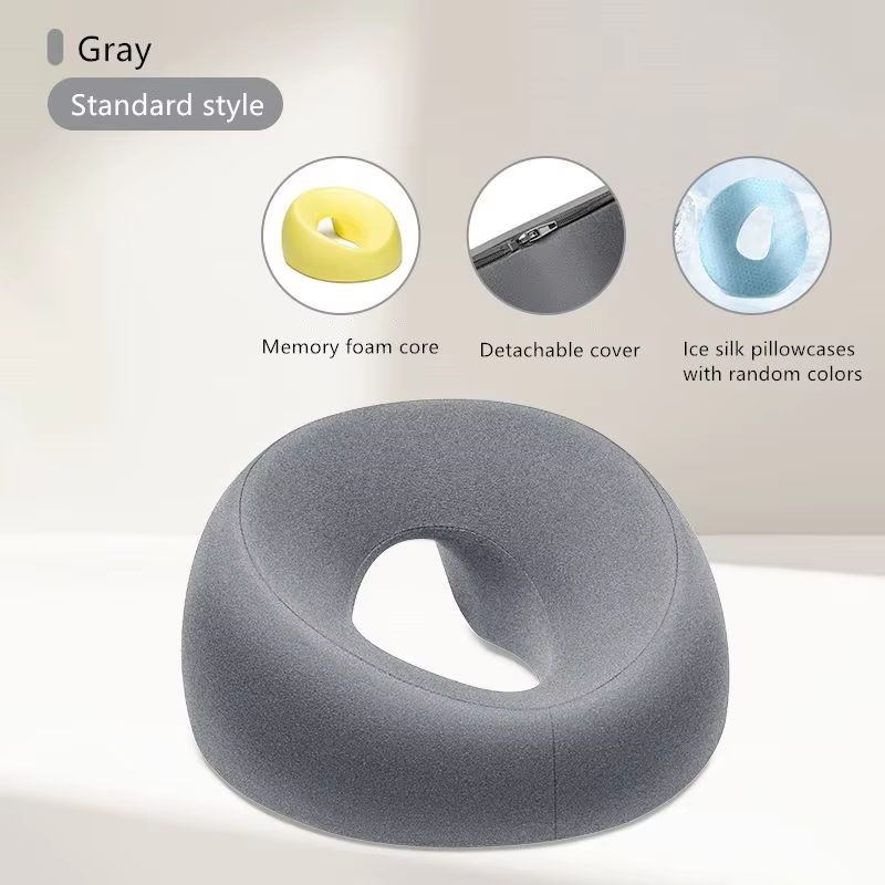 Ergonomic Memory Foam Lying Down Pillow  Breathable Face Rest  Head Support For Massage Beauty And  6
