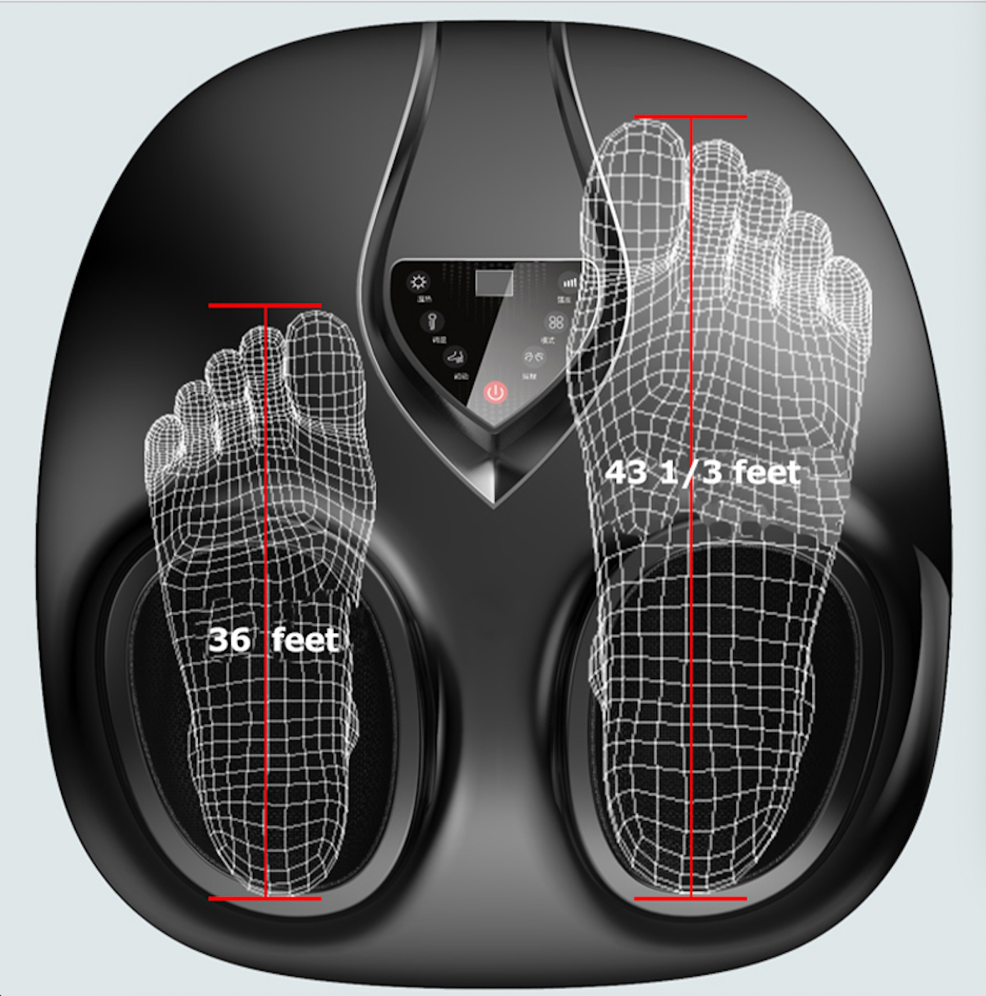 Model Number Black Pearl, Body Care Foot Massager, Adults Holiday Gift for Parents