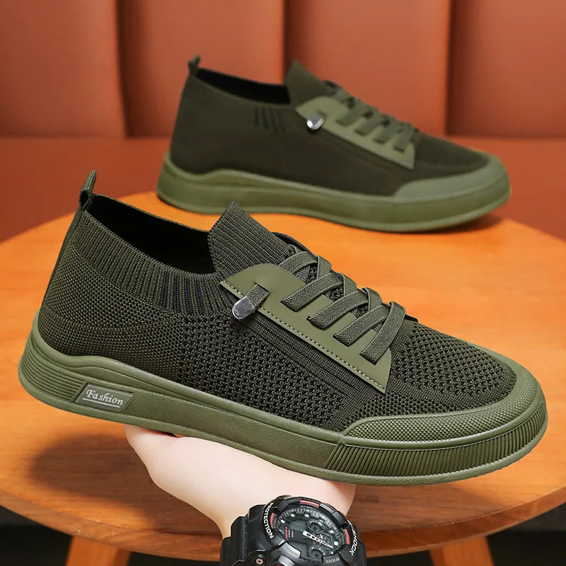 Mens Summer New Edition Shoes Casual Solid Color Canvas Shoes Breathable Fashion Singlees For Every