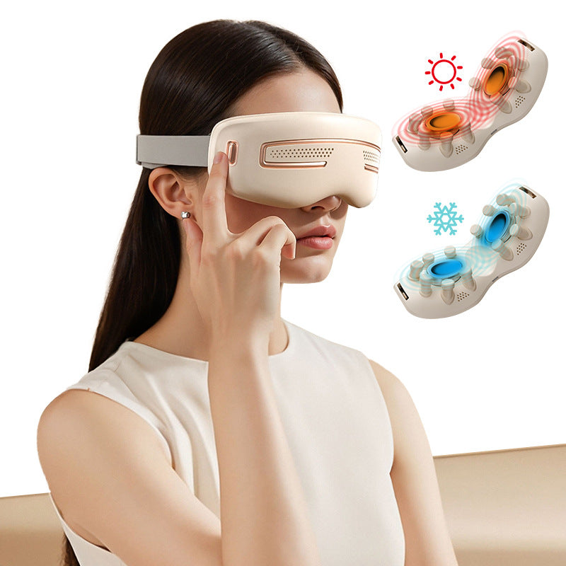 Dualpurpose Rechargeable Eye Massager Smart Electric Hot And Cold Compress 7