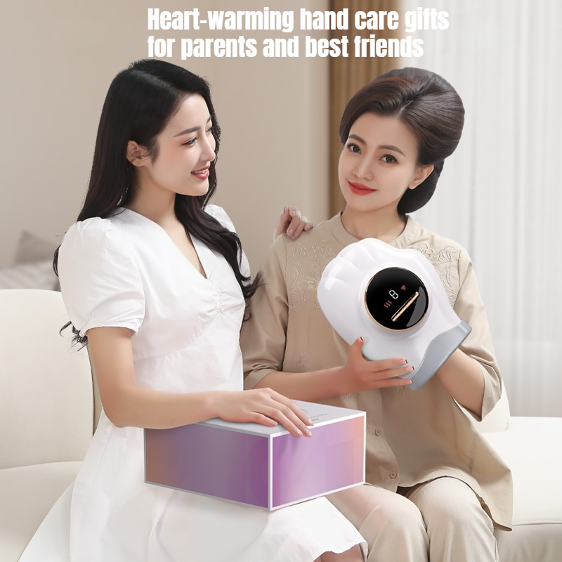 Hot Compress Air Pressure Hand Massager, Relieves Hand Fatigue, Air Wave Push Massage Home Massager