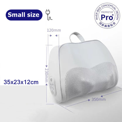 Deep Kneading Shoulders, Massage Pillow Heated Acupressure Massager, Relax Whole Body Muscles