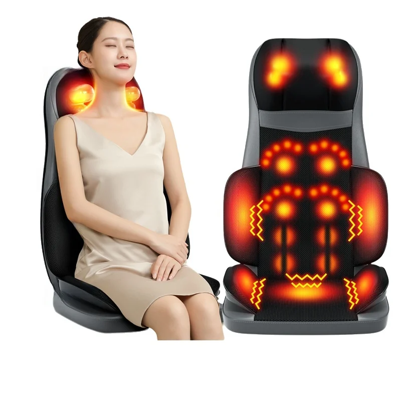 Massage Cushion for Female Relatives, MINI Electric Massage Chair with Heating, Vibration Gift for Parents