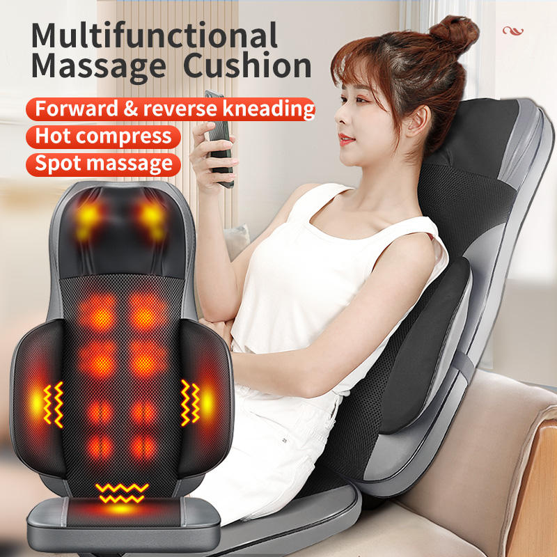 Massage Cushion for Female Relatives, MINI Electric Massage Chair with Heating, Vibration Gift for Parents