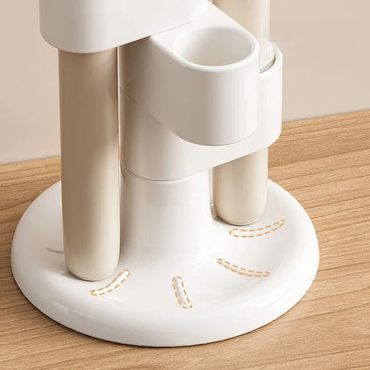 Rotating Toothbrush  Makeup Brush Holder 2
