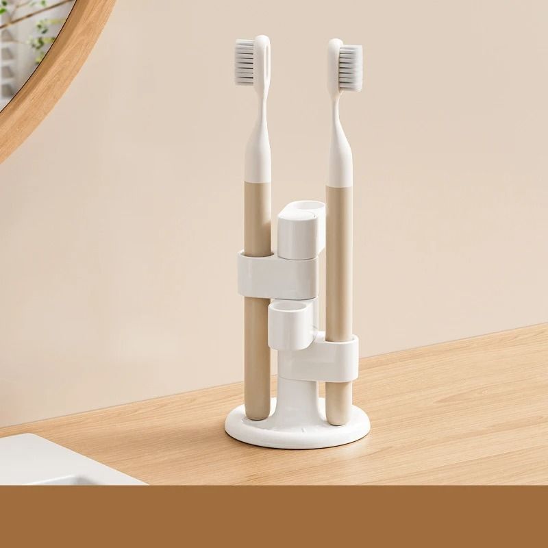 Rotating Toothbrush  Makeup Brush Holder 6