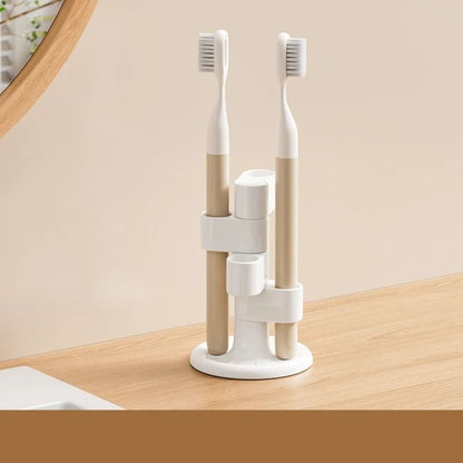 Rotating Toothbrush  Makeup Brush Holder 6