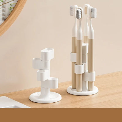 Rotating Toothbrush  Makeup Brush Holder 7