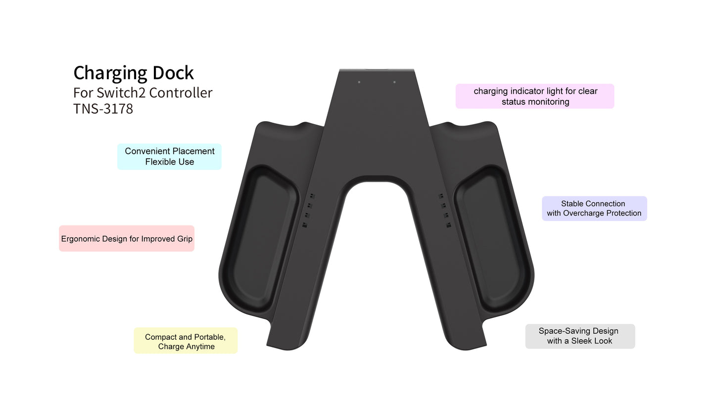 Nintendo Switch 2 Joycon Charging Grip Controller Handle Charging Dock Station Protective Bracket A 1