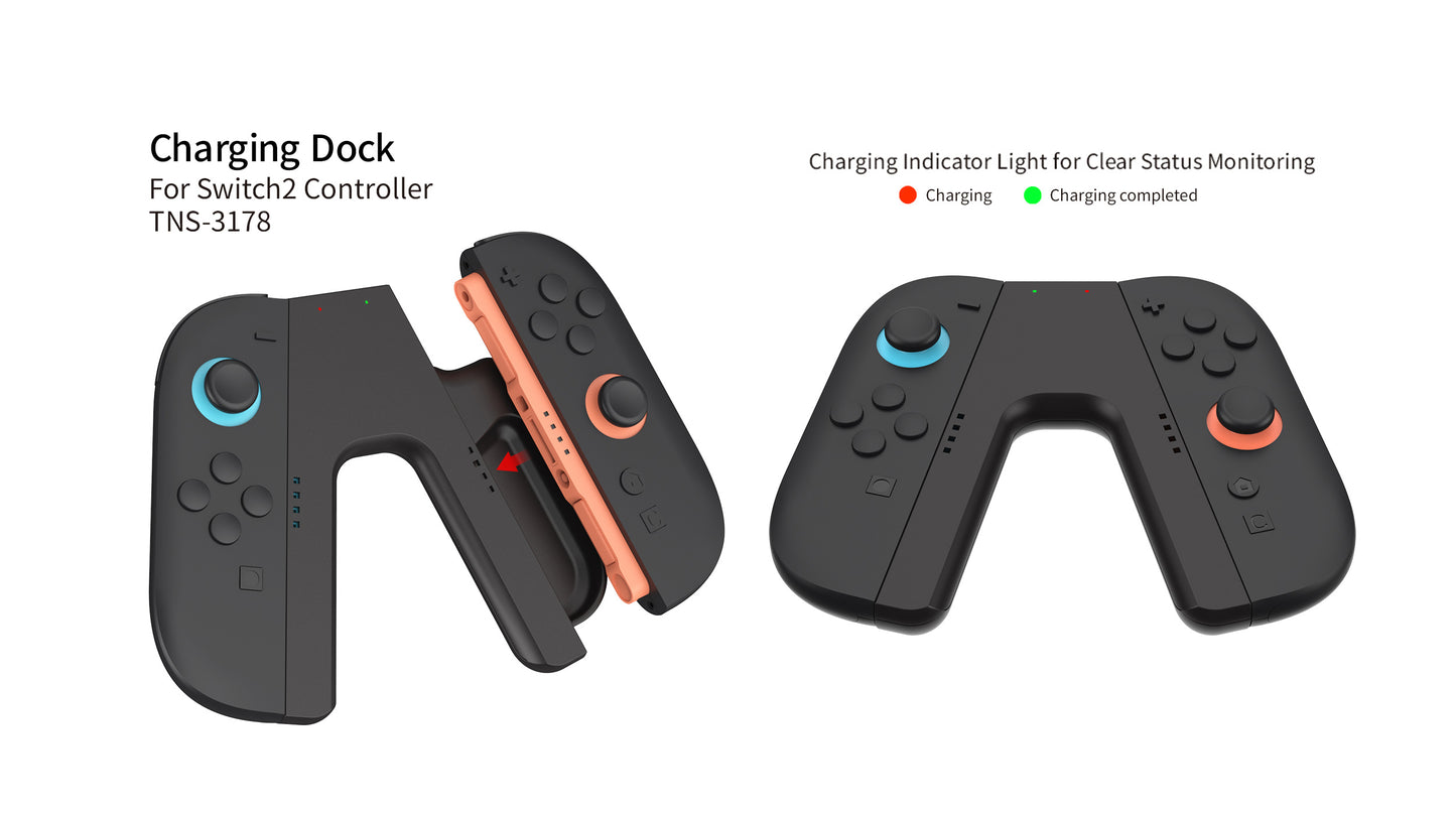 Nintendo Switch 2 Joycon Charging Grip Controller Handle Charging Dock Station Protective Bracket A 4