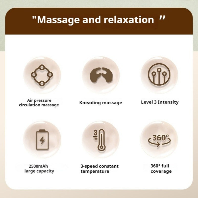Hot Compress Calf Massager Home Air Wave Full Leg Massager Leg Massager Fully Automatic 4