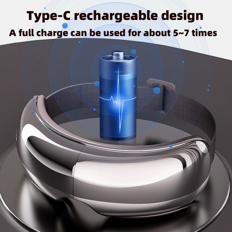 Air Pressure Eye Massager English Visual Heat Compress Bluetooth Music Eye Protection Device For Re 4