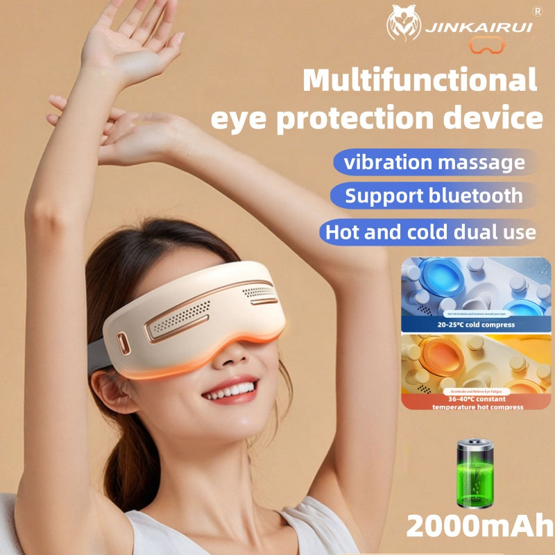 Air Pressure Eye Massager English Visual Heat Compress Bluetooth Music Eye Protection Device For Re 5