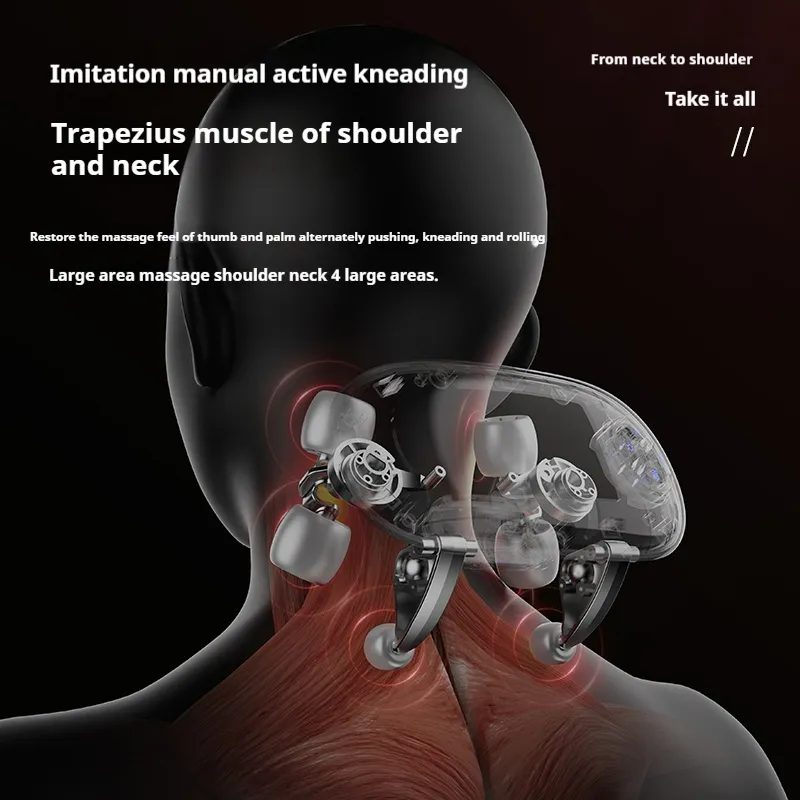Home Hot Compress Massager Fully Automatic Cervical Neck  Shoulder Massager 3