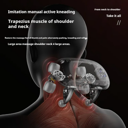 Home Hot Compress Massager Fully Automatic Cervical Neck  Shoulder Massager 3