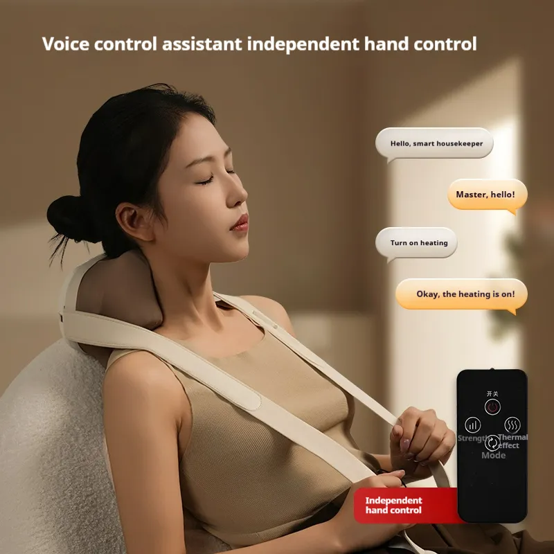 Home Hot Compress Massager Fully Automatic Cervical Neck  Shoulder Massager 4