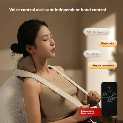 Home Hot Compress Massager Fully Automatic Cervical Neck  Shoulder Massager 4